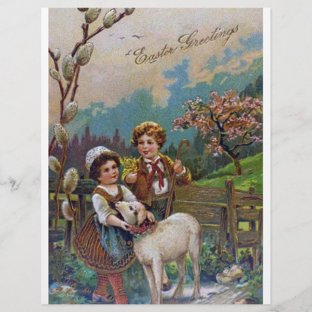 Saudações páscoas 1908 (Frente)