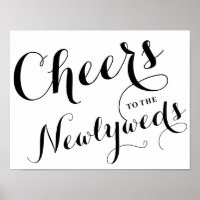 Saúde aos recém-casados | Poster de Casamento