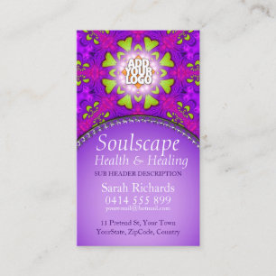 Saúde de Soulscape & cartão de visita novo cura 