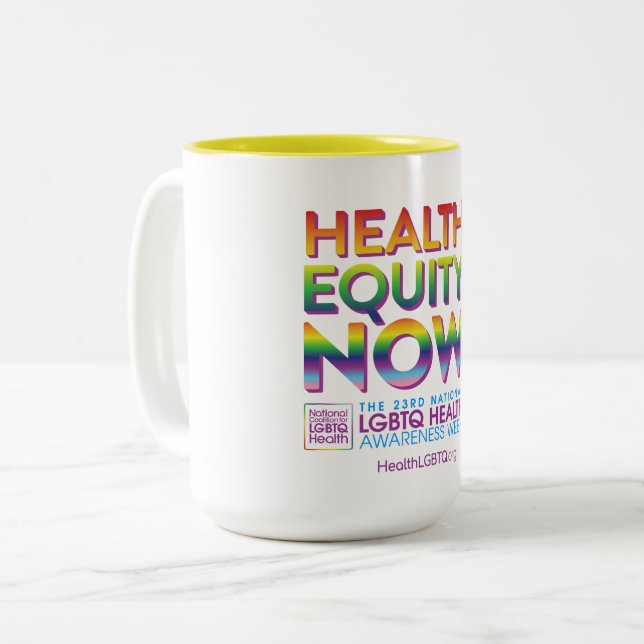 Saúde Equidade Agora! Caneca (Frente Esquerda)