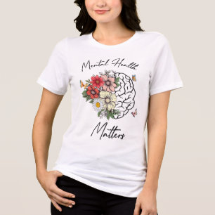 Saúde Mental S Cérebro Floral Awarene Mental Healt