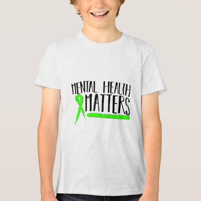 Saúde Mental S Presente Dar Camisa De Consciência  (Frente)
