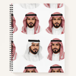 Saudi Arabian Men Portrait Pattern