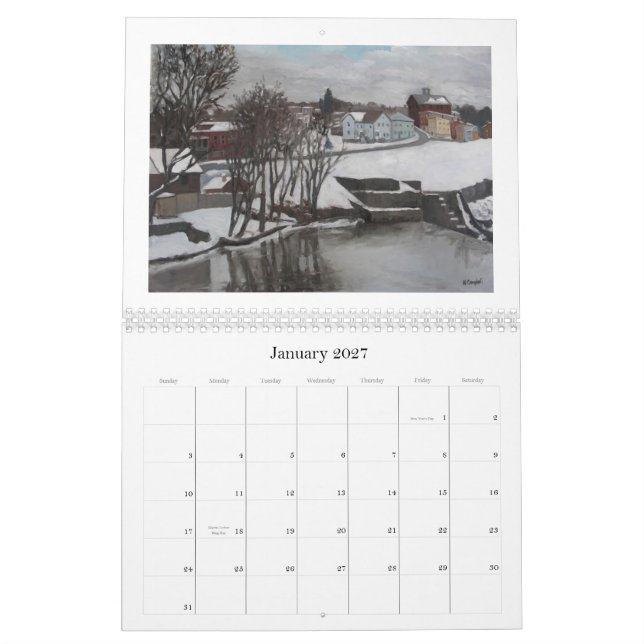 Saugerties, calendário de New York 2009 (Jan 2027)