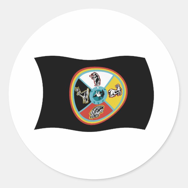 Sault Ste. Etiqueta de Sinalizador Marie Tribe (Frente)