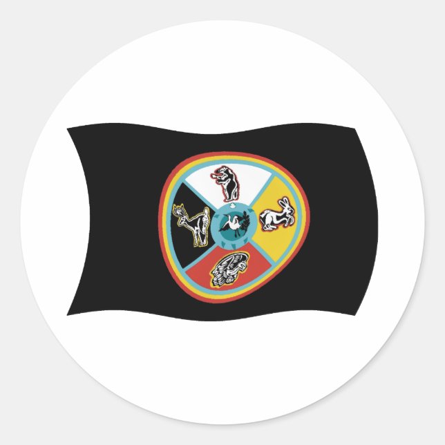 Sault Ste. Etiqueta de Sinalizador Marie Tribe (Frente)