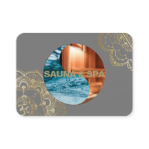 SAUNA & SPA - Cartão de visita