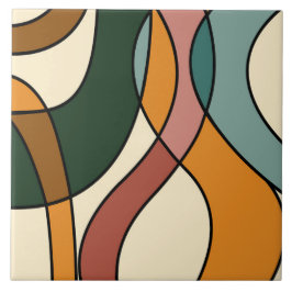 Savana Serena Suave Abstrato Moderno Terroso