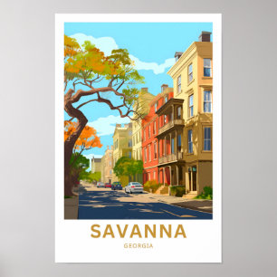 Savanna Georgia Viagem Impressão