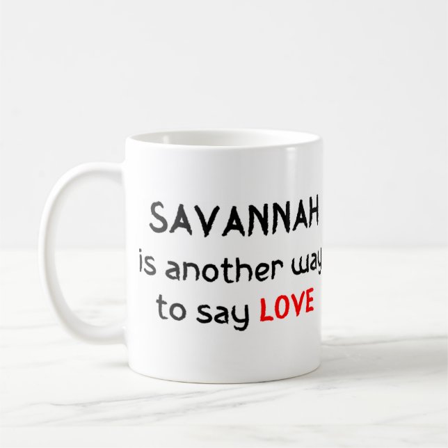 savannah ama caneca de café (Esquerda)