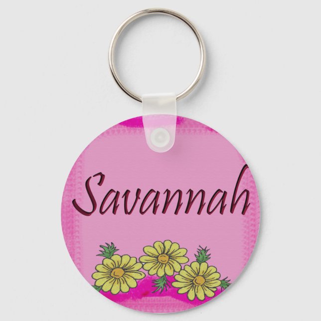 Savannah Daisy Chaveiro (Frente)