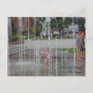 Savannah, Geórgia - Cartão Postal da Ellis Square