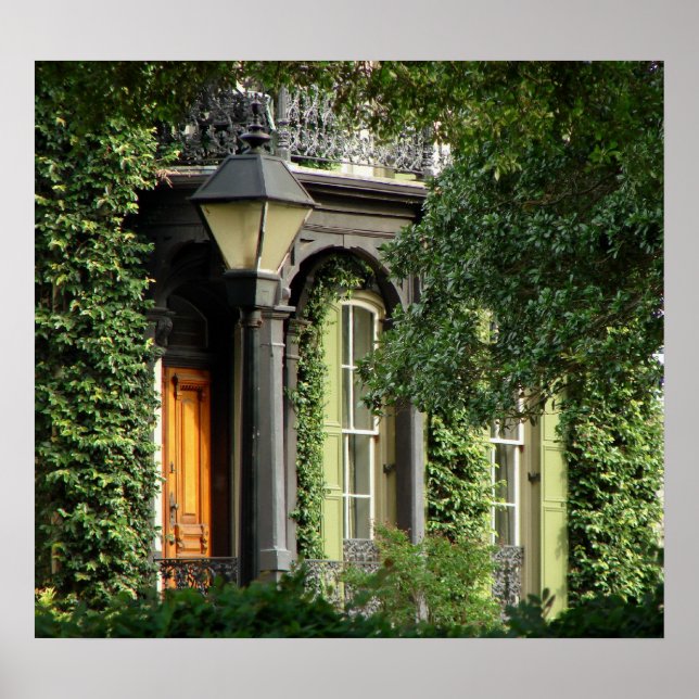 Savannah Historical House Poster (Frente)