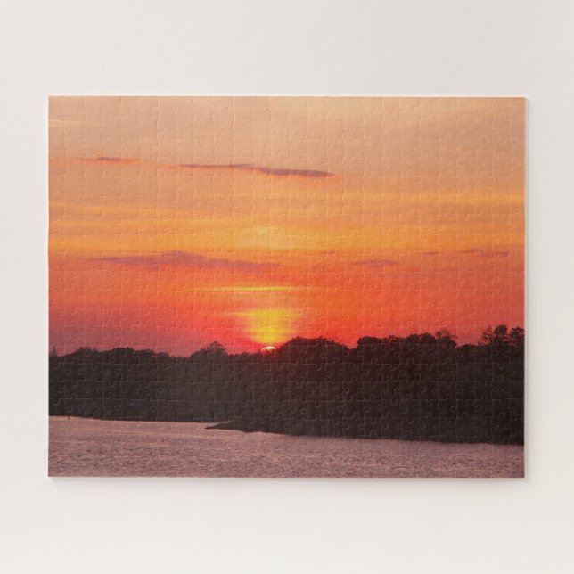 Savannah Sunset quebra-cabeça (Horizontal)