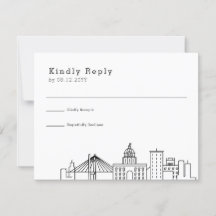 Savannah Wedding | RSVP Skyline Estilizado