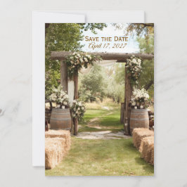 SAVE THE DATE RANCH STYLE WEDDING