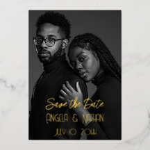 Save the Dates com Foto Dupla com