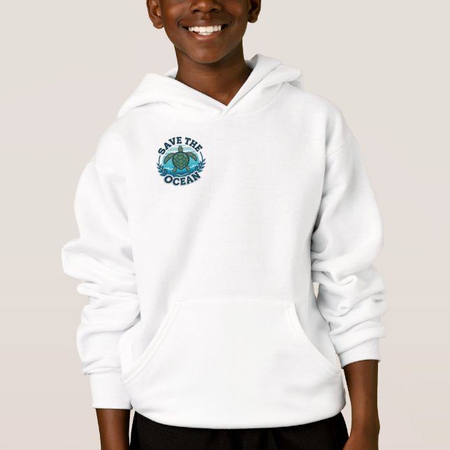 save the ocean sweatshirt (Frente)