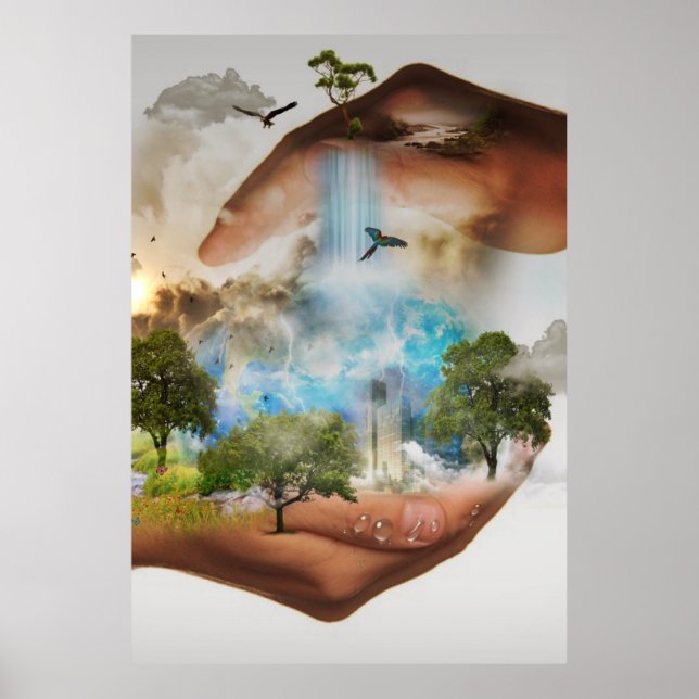 Save the world  poster (Frente)