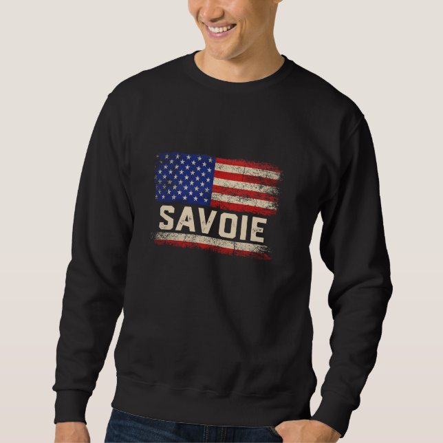 SAVOIE Sobrenome Camisa SAVOIE Nome pavilhão ameri (Frente)