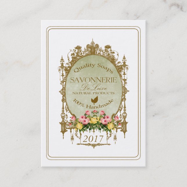 SAVONNERIE ~ Cartão de visita (Frente)