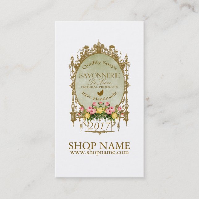 SAVONNERIE ~ Cartão de visita (Frente)