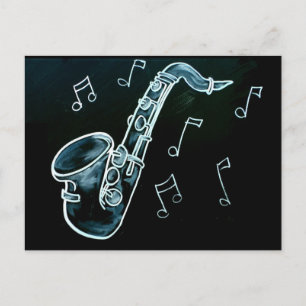 Saxofone E Notas De Música