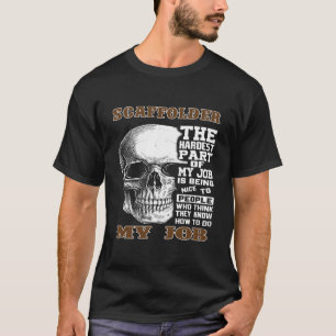 Scaffolder A Parte Mais Difícil Da Camisa De Refúg