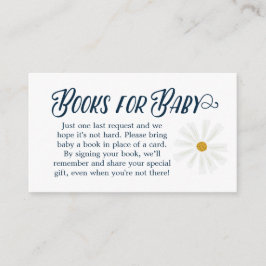 Scandi Daisy Books para Cartão de Gabinete para Be