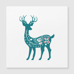 Scandia De Natal Red E Blue Nordic Deer Scandia