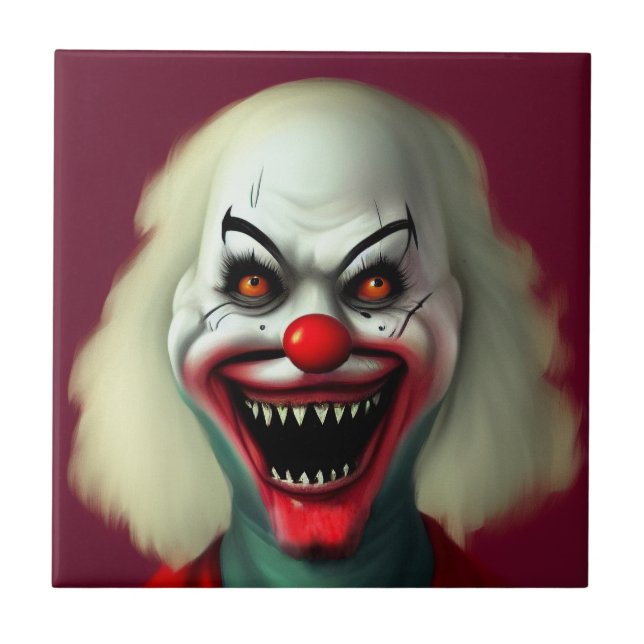 scary clown horror portrait ugly monster Halloween (Frente)