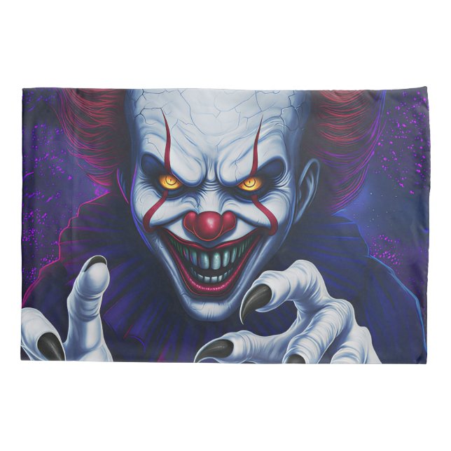 Scary Clown Pillowcase (Verso)