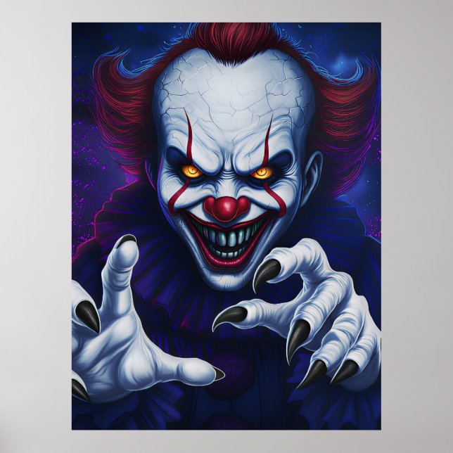 Scary Clown Poster (Frente)
