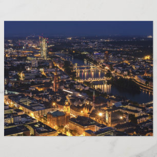 Scencen Frankfurt Night Scrapbook Paper