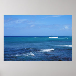 Scenic Hawaii Ocean View Poster