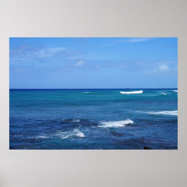 Scenic Hawaii Ocean View Poster (Frente)