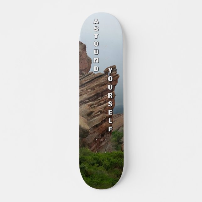 Scenic Red Rocks Colorado Skateboard (Frente)