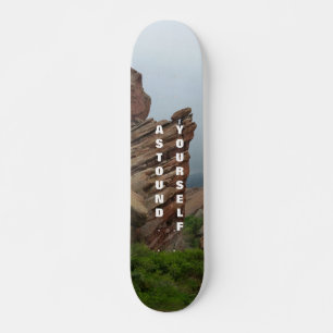 Scenic Red Rocks Colorado Skateboard