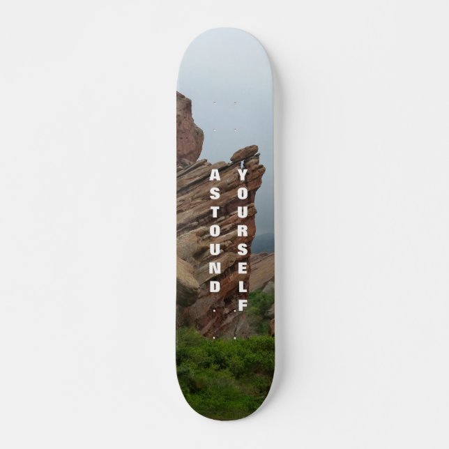 Scenic Red Rocks Colorado Skateboard (Frente)