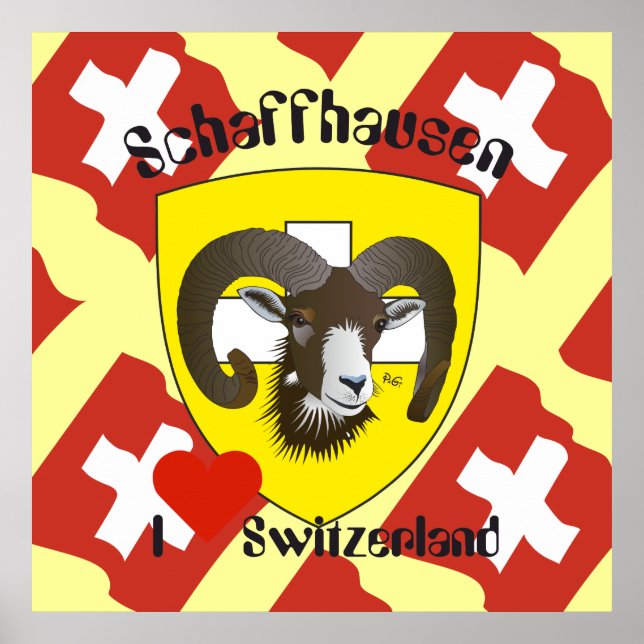 Schaffhausen - Schweiz - Suisse - Svizzera Poster (Frente)