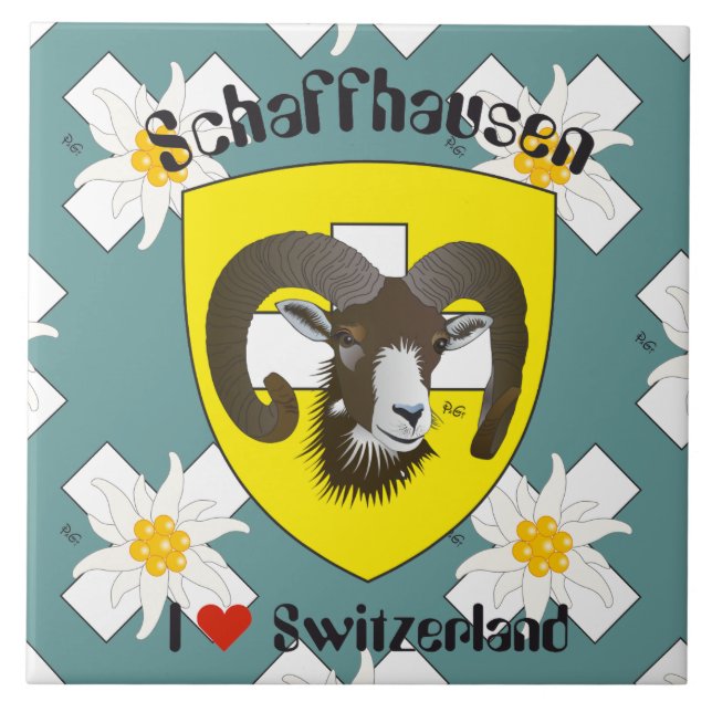 Schaffhausen - Suíça Suisse - Svizzera lajota (Frente)