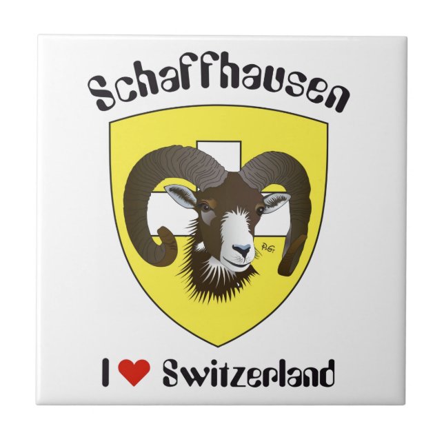 Schaffhausen Suíça Suisse Svizzera Svizra lajota (Frente)