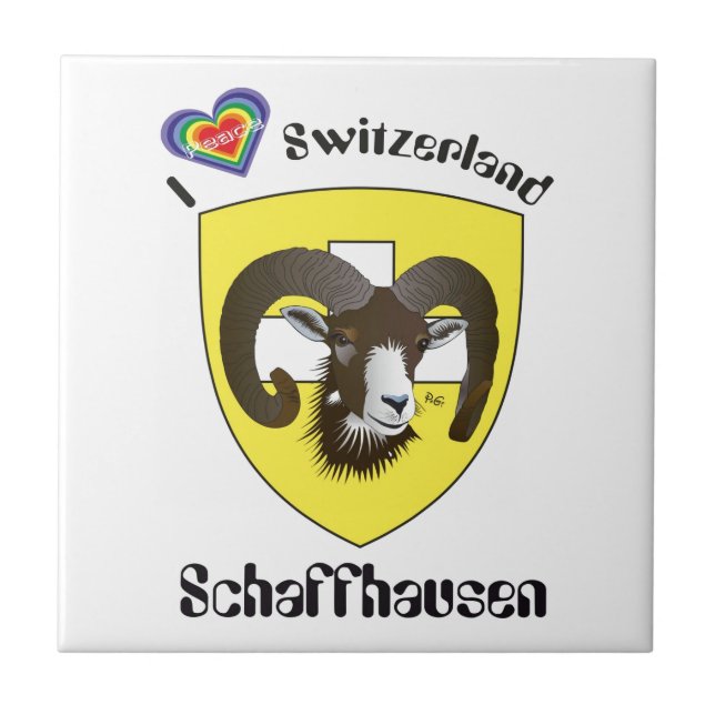 Schaffhausen Suíça Suisse Svizzera Svizra lajota (Frente)