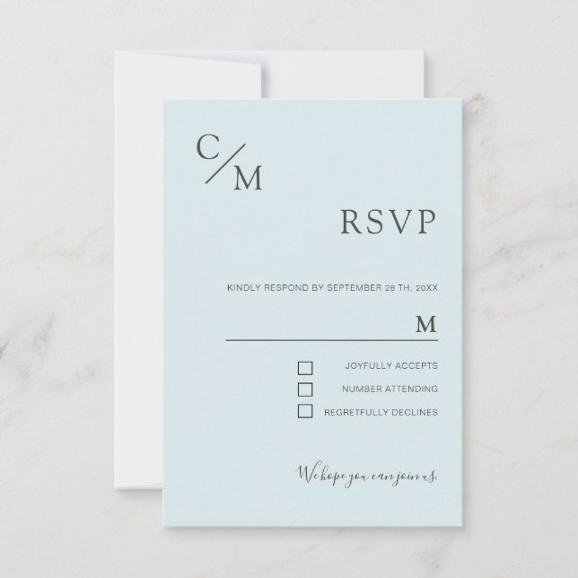 Schlicht elegante Monogramm (Frente)