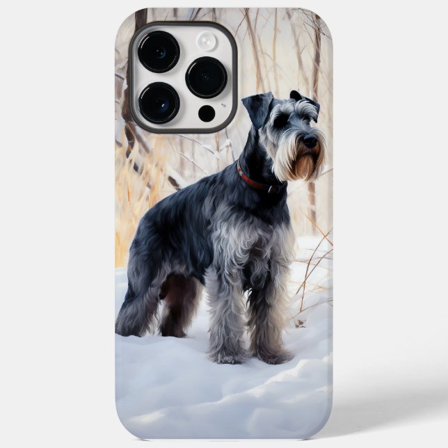 Schnauzer Deixe Nevar Natal (Verso)