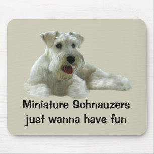 Schnauzer diminuto Mousepad