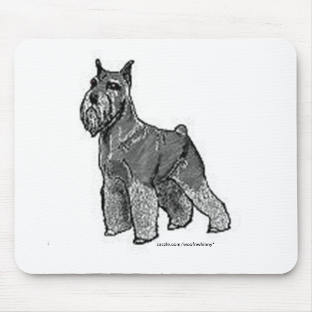 Schnauzer Mousepad (Frente)