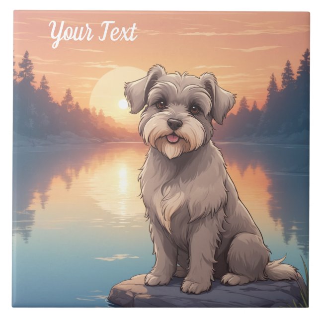 Schnauzer por Lago (Frente)