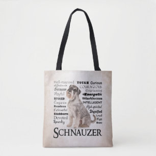 Schnauzer Traits Tote Bag