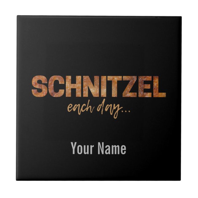 Schnitzel Todos Os Dias Design de Escala Engraçado (Frente)